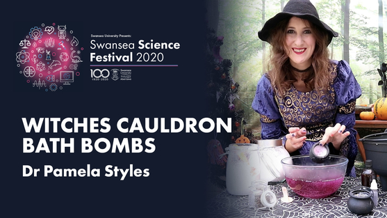 Dr Pam Styles Witches cauldron bath bombs